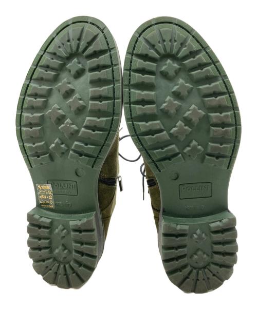 Pollini（ポリーニ）Pollini (ポリーニ) サイドジップブーツ オリーブ サイズ:40の古着・服飾アイテム