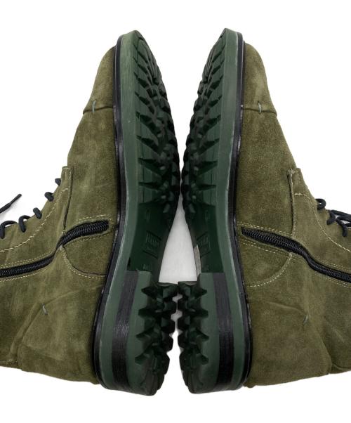 Pollini（ポリーニ）Pollini (ポリーニ) サイドジップブーツ オリーブ サイズ:40の古着・服飾アイテム