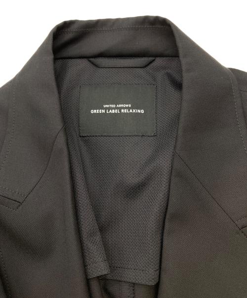 green label relaxing（グリーンレーベルリラクシング）green label relaxing (グリーンレーベルリラクシング) ダブルジャケット ブラック サイズ:Mの古着・服飾アイテム