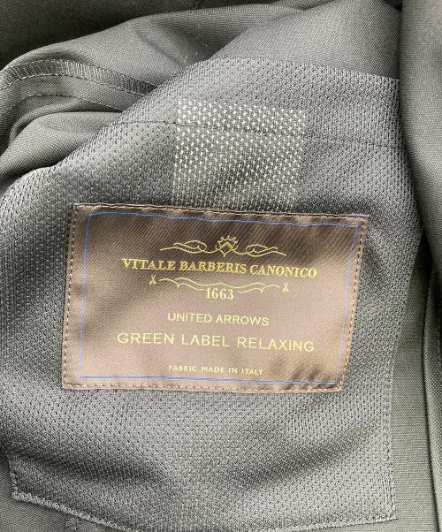 green label relaxing（グリーンレーベルリラクシング）green label relaxing (グリーンレーベルリラクシング) ダブルジャケット ブラック サイズ:Mの古着・服飾アイテム