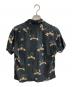 Schott (ショット) ブルドック柄アロハシャツ ブラック サイズ:M：4480円
