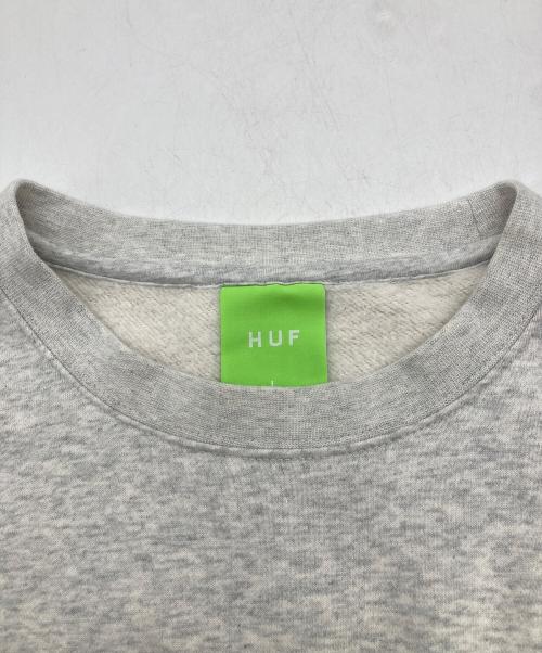 HUF（ハフ）HUF (ハフ) HUF Champions Crewneck Sweat ライトグレー サイズ:Lの古着・服飾アイテム