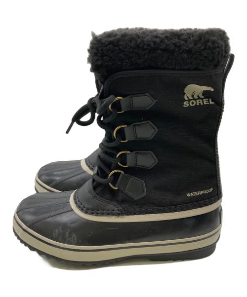 SOREL（ソレル）SOREL (ソレル) 1964 パックナイロンウォータープルーフ・スノーブーツ ブラック サイズ:25の古着・服飾アイテム