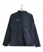 MAMMUTマムート）の古着「Macun SO Hooded Jacket」｜ネイビー