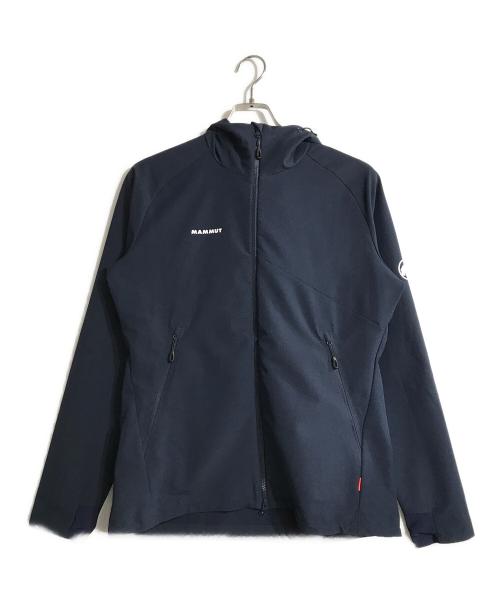 MAMMUT（マムート）MAMMUT (マムート) Macun SO Hooded Jacket ネイビー サイズ:XLの古着・服飾アイテム