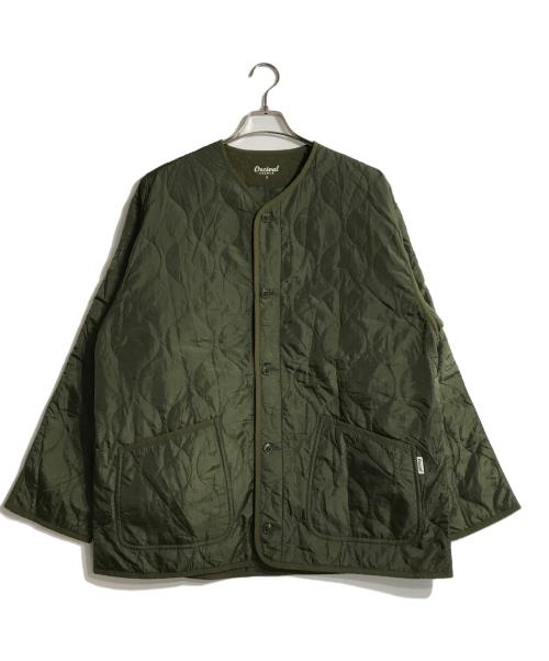 ORCIVAL（オーシバル）ORCIVAL (オーシバル) キルト カラーレスジャケット オリーブ サイズ:5の古着・服飾アイテム
