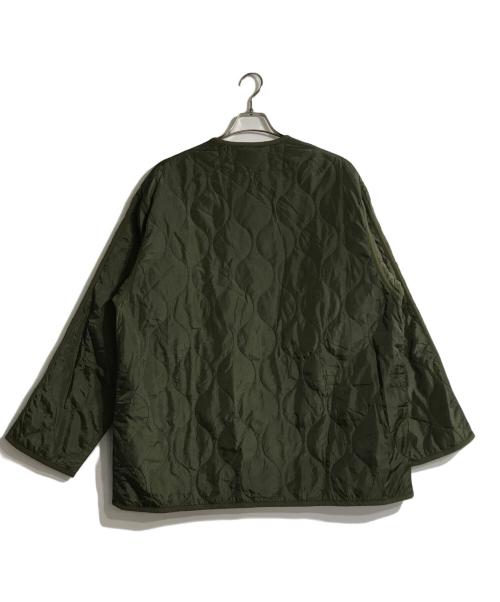 ORCIVAL（オーシバル）ORCIVAL (オーシバル) キルト カラーレスジャケット オリーブ サイズ:5の古着・服飾アイテム