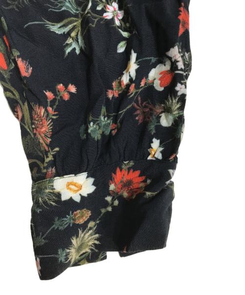 house of lotus（ハウスオブロータス）HOUSE OF LOTUS (ハウスオブロータス) ボタニカルプリントギャザーワンピース ネイビー サイズ:Sの古着・服飾アイテム