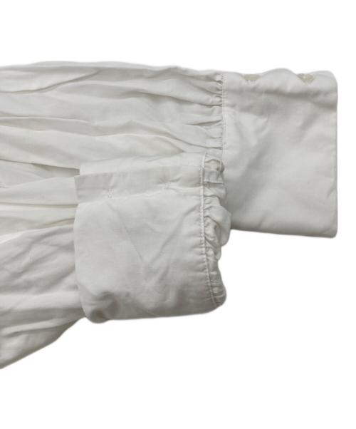 CADUNE（カデュネ）CADUNE (カデュネ) ニットベスト付ティアードチュニック/ニットベストワンピース グレー×ホワイト サイズ:Sの古着・服飾アイテム