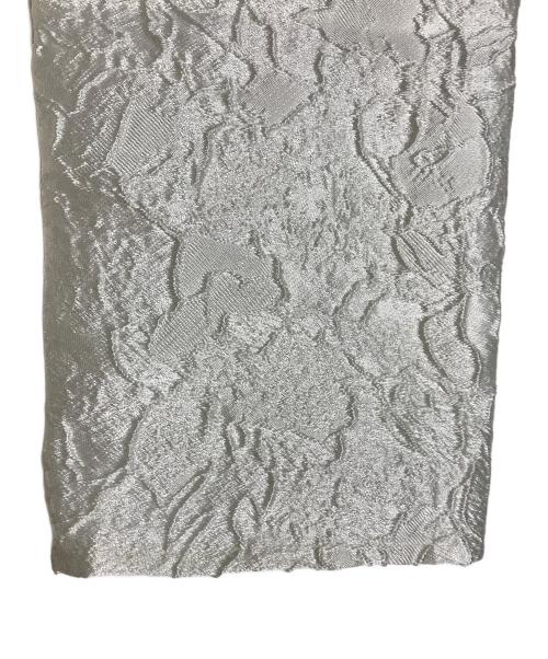 OHGA（オオガ）OHGA (オオガ) ジャガードギャザーブラウス アイボリー サイズ:F 未使用品の古着・服飾アイテム