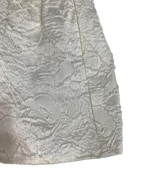 OHGA（オオガ）OHGA (オオガ) ジャガードギャザーブラウス アイボリー サイズ:F 未使用品の古着・服飾アイテム