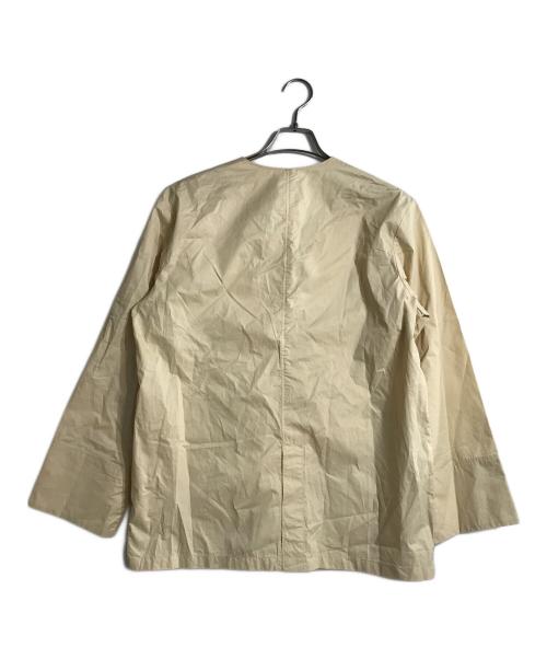 ETRE TOKYO（エトレトウキョウ）ETRE TOKYO (エトレトウキョウ) ノーカラータイプライタージャケット アイボリー サイズ:Sの古着・服飾アイテム