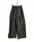 Plage（プラージュ）の古着「VIS/LINEN TUCK WIDE パンツ」｜グレー