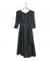 Her lip to（ハーリップトゥ）の古着「Grand Twill Ruffled Dress」｜ブラック