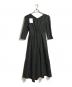 Her lip to (ハーリップトゥ) Grand Twill Ruffled Dress ブラック サイズ:S 未使用品：9000円