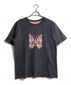 Needlesニードルズ）の古着「S/S Reversible Tee」｜グレー×ピンク