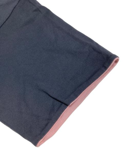 Needles（ニードルズ）Needles (ニードルズ) S/S Reversible Tee グレー×ピンク サイズ:Ｍの古着・服飾アイテム