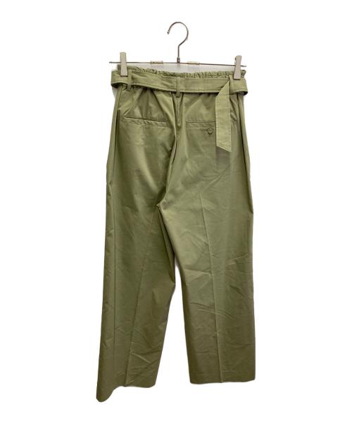 SLOBE IENA（スローブ イエナ）SLOBE IENA (スローブ イエナ) TCチノベルテットパンツ カーキ サイズ:36の古着・服飾アイテム