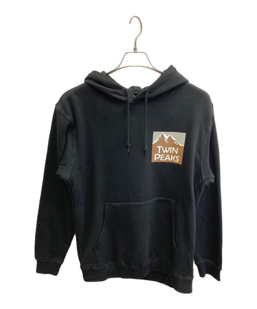 GX1000（ジーエックス）GX1000 (ジーエックス) TWIN PEAKS プルオーバーパーカー ブラック サイズ:Ｍの古着・服飾アイテム
