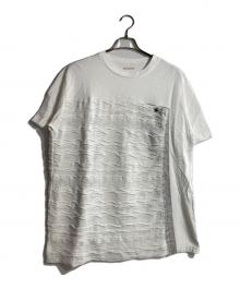 Tamme（タム）の古着「3D SUMMER KNIT PANEL S/S TSHIRT」｜ホワイト