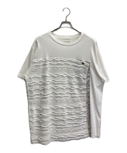 Tamme（タム）Tamme (タム) 3D SUMMER KNIT PANEL S/S TSHIRT ホワイト サイズ:FREEの古着・服飾アイテム