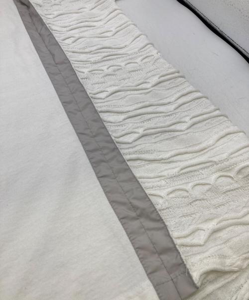 Tamme（タム）Tamme (タム) 3D SUMMER KNIT PANEL S/S TSHIRT ホワイト サイズ:FREEの古着・服飾アイテム