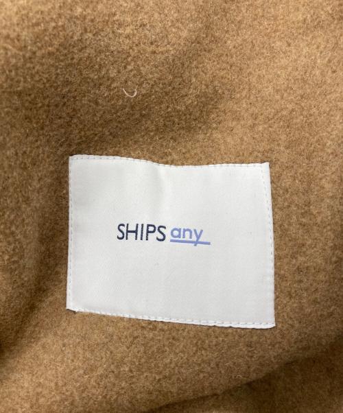 SHIPS any（シップスエニィ）SHIPS any (シップスエニィ) リバー スタンドカラー ポンチョ ショート コート ブラック サイズ:不明の古着・服飾アイテム