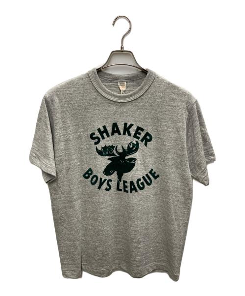 WAREHOUSE（ウエアハウス）WAREHOUSE (ウエアハウス) フロッキープリントTシャツ グレー サイズ:L 未使用品の古着・服飾アイテム