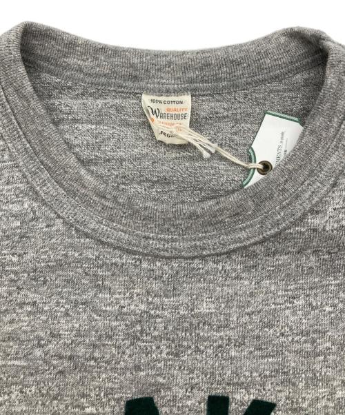 WAREHOUSE（ウエアハウス）WAREHOUSE (ウエアハウス) フロッキープリントTシャツ グレー サイズ:L 未使用品の古着・服飾アイテム