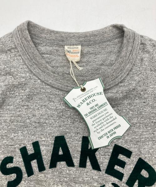 WAREHOUSE（ウエアハウス）WAREHOUSE (ウエアハウス) フロッキープリントTシャツ グレー サイズ:L 未使用品の古着・服飾アイテム