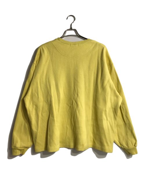 POLYPLOID（ポリプロイド）POLYPLOID (ポリプロイド) OVERSIZE LONGSLEEVEカットソー/サーマルカットソー イエロー サイズ:2の古着・服飾アイテム