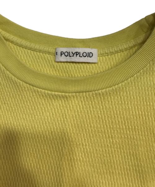 POLYPLOID（ポリプロイド）POLYPLOID (ポリプロイド) OVERSIZE LONGSLEEVEカットソー/サーマルカットソー イエロー サイズ:2の古着・服飾アイテム