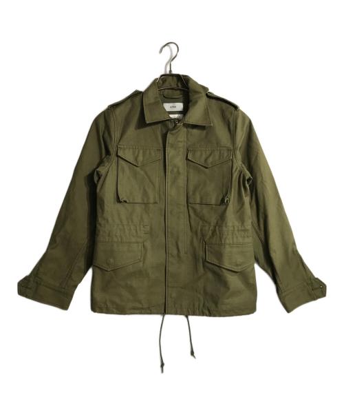 HYKE（ハイク）HYKE (ハイク) ミリタリージャケット カーキ サイズ:Sの古着・服飾アイテム