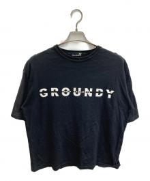 GROUND Y（グラウンドワイ）の古着「Logo print Tshirt/プリントTシャツ」｜ブラック