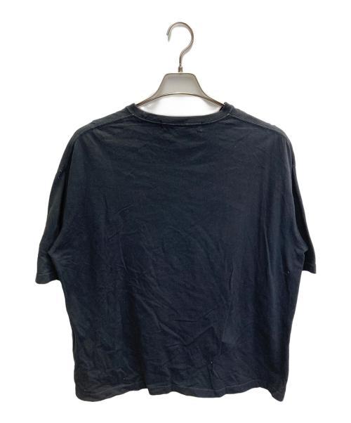 GROUND Y（グラウンドワイ）GROUND Y (グラウンドワイ) Logo print Tshirt/プリントTシャツ ブラック サイズ:4の古着・服飾アイテム
