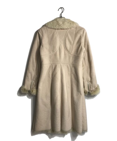 ARMANI EXCHANGE（アルマーニ エクスチェンジ）ARMANI EXCHANGE (アルマーニ エクスチェンジ) エコムートンコート アイボリー サイズ:Mの古着・服飾アイテム