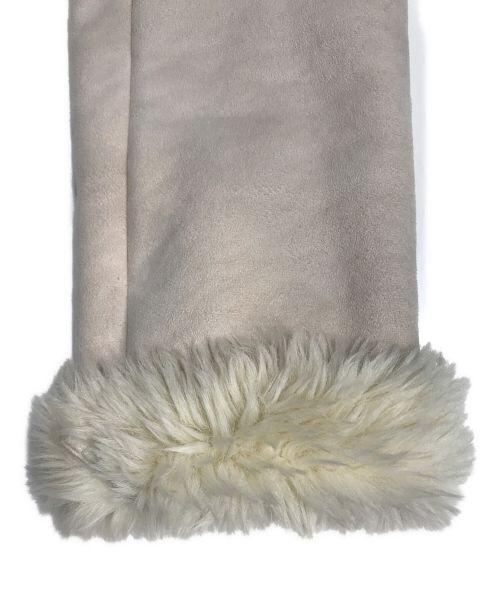 ARMANI EXCHANGE（アルマーニ エクスチェンジ）ARMANI EXCHANGE (アルマーニ エクスチェンジ) エコムートンコート アイボリー サイズ:Mの古着・服飾アイテム