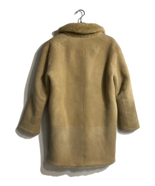 Sandro（サンドロ）Sandro (サンドロ) ムートンコート ベージュ サイズ:1の古着・服飾アイテム