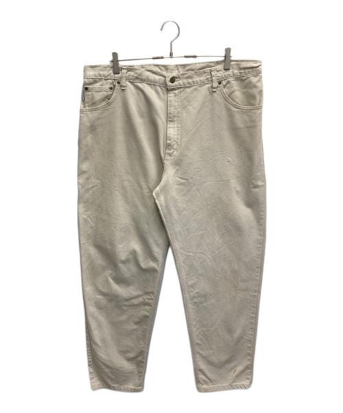 CarHartt（カーハート）CarHartt (カーハート) ワイドパンツ アイボリー サイズ:W42(106cm)の古着・服飾アイテム