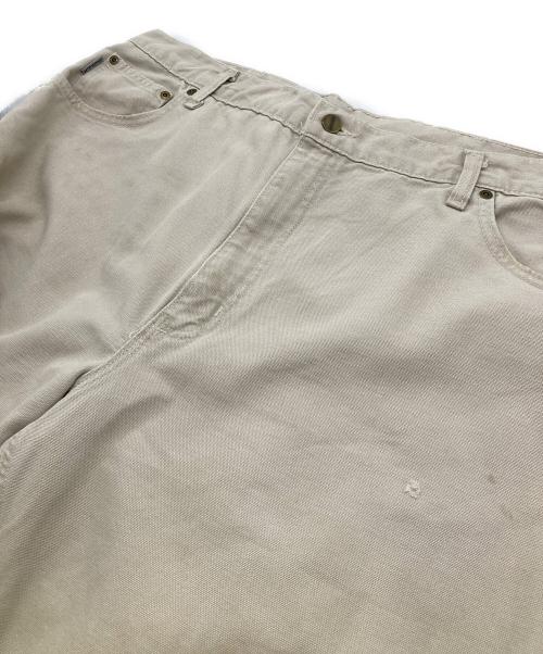CarHartt（カーハート）CarHartt (カーハート) ワイドパンツ アイボリー サイズ:W42(106cm)の古着・服飾アイテム