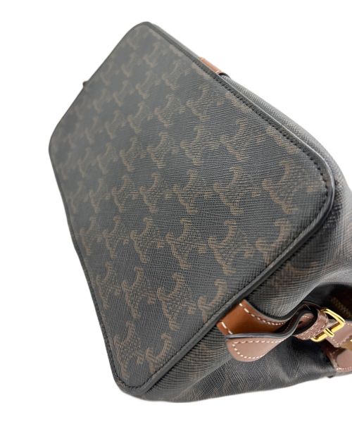 CELINE（セリーヌ）CELINE (セリーヌ) トリオンフ キャンバス スモール/カバ・ドゥ・フランス ショルダーバッグの古着・服飾アイテム