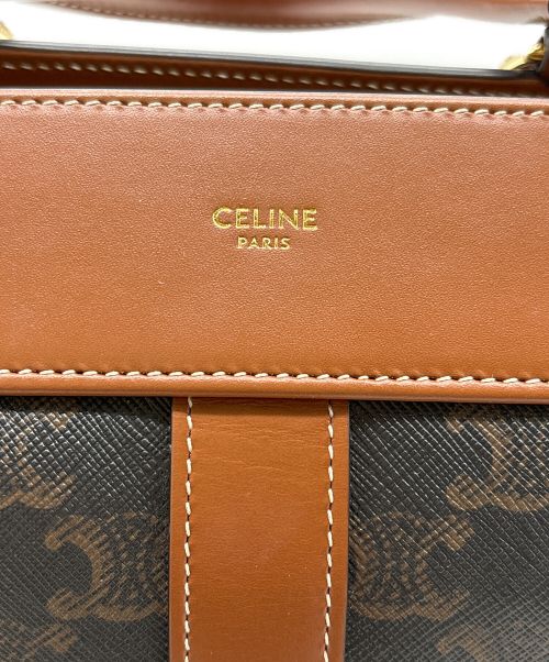 CELINE（セリーヌ）CELINE (セリーヌ) トリオンフ キャンバス スモール/カバ・ドゥ・フランス ショルダーバッグの古着・服飾アイテム
