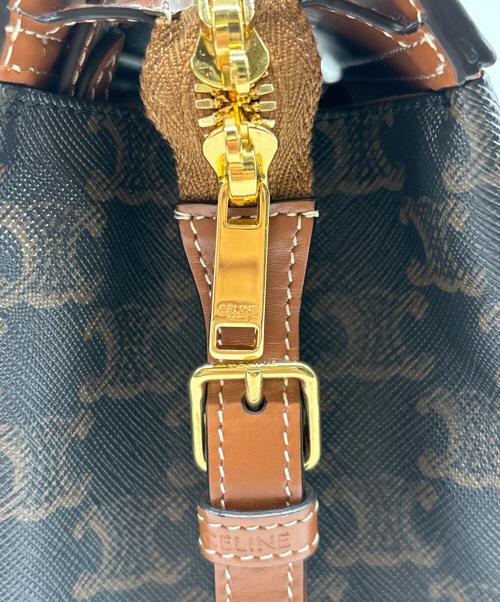CELINE（セリーヌ）CELINE (セリーヌ) トリオンフ キャンバス スモール/カバ・ドゥ・フランス ショルダーバッグの古着・服飾アイテム