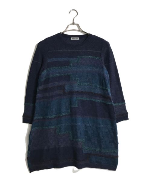 FUGA FUGA（フーガフーガ）FUGA FUGA (フーガフーガ) ニットワンピース ネイビー サイズ:Fの古着・服飾アイテム