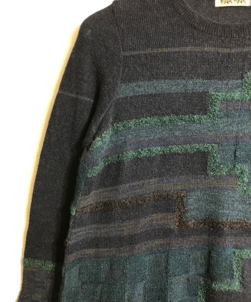 FUGA FUGA（フーガフーガ）FUGA FUGA (フーガフーガ) ニットワンピース ネイビー サイズ:Fの古着・服飾アイテム