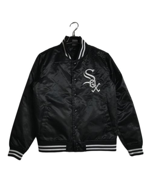 Fanatics（ファナティクス）Fanatics (ファナティクス) シカゴ ホワイトソックス サテン スタジャン ブラック サイズ:MEDIUMの古着・服飾アイテム