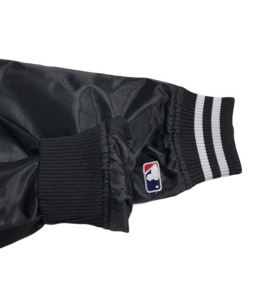 Fanatics（ファナティクス）Fanatics (ファナティクス) シカゴ ホワイトソックス サテン スタジャン ブラック サイズ:MEDIUMの古着・服飾アイテム