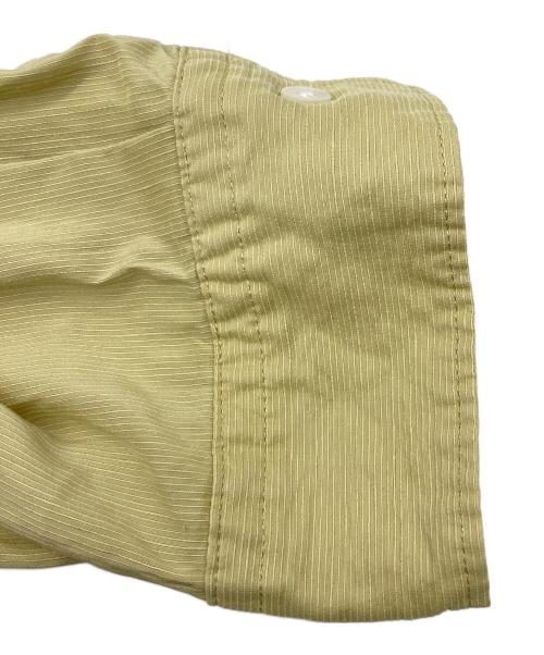 ATELIER BETON（アトリエベトン）ATELIER BETON (アトリエベトン) バンドカラーシャツ イエロー サイズ:Lの古着・服飾アイテム