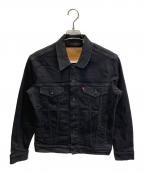 LEVI'S PReMIUMリーバイス プレミアム）の古着「ブラックデニムジャケット」｜ブラック