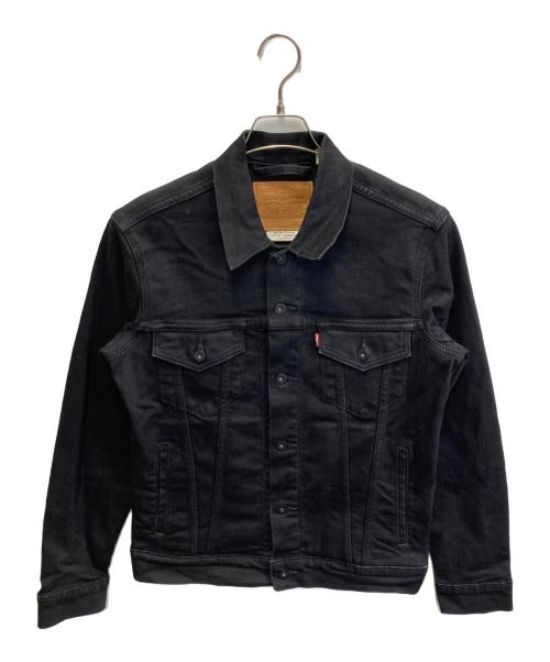 LEVI'S PReMIUM（リーバイス プレミアム）LEVI'S PReMIUM (リーバイスプレミアム) ブラックデニムジャケット ブラック サイズ:Sの古着・服飾アイテム